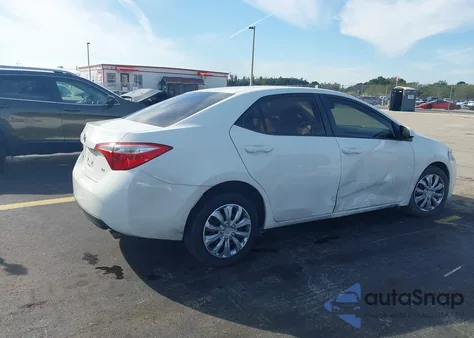 2015 Toyota Corolla Le z USA, uszkodzony, nr VIN 2T1BURHE1FC311033